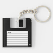 Porte-clés Porte - clé de disquette classique 3,5 pouces (Dos)