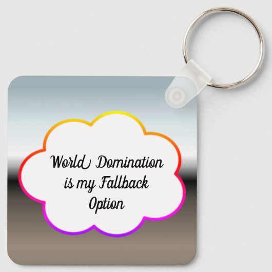 Porte-clés Porte - clé de Domination Mondiale (Dos)