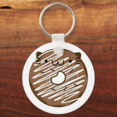 Porte-clés Porte - clé de Donut Chocolat (Recto)