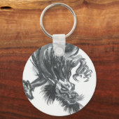 Porte-clés Porte - clé de dragon chinois Fierce (Recto)