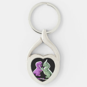 Porte-clés porte - clé de dragon d'amour