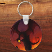 Porte-clés Porte - clé de dragon foncé (Recto)