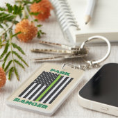 Porte-clés Porte - clé de drapeau de garde forestier (Devant droit)