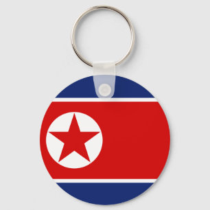 Porte-clés Porte - clé de drapeau de la Corée du Nord