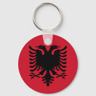 Porte-clés Porte - clé de drapeau de l'Albanie