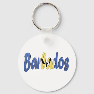 Porte-clés Porte - clé de drapeau des Barbade