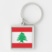 Porte-clés Porte - clé de drapeau du Liban (Devant)