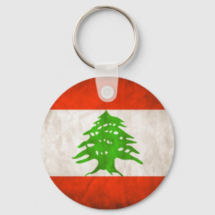 Porte-clés Porte - clé de drapeau du Liban