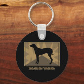 Porte-clés Porte - clé de Earthy Rhodesian Ridgeback (Recto)