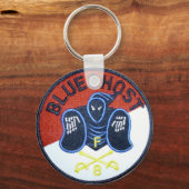 Porte-clés Porte - clé de fantôme bleu (Recto)