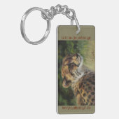 Porte-clés Porte - clé de faune avec le guépard et (Devant gauche)