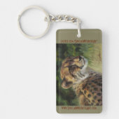 Porte-clés Porte - clé de faune avec le guépard et (Devant)