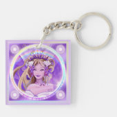 Porte-clés Porte - clé de fée violet Sun (Dos)