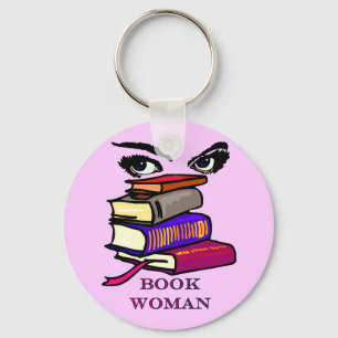 Porte-clés Porte - clé de femme de livre