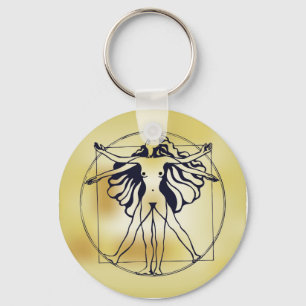 Porte-clés Porte - clé de femme de Vitruvian