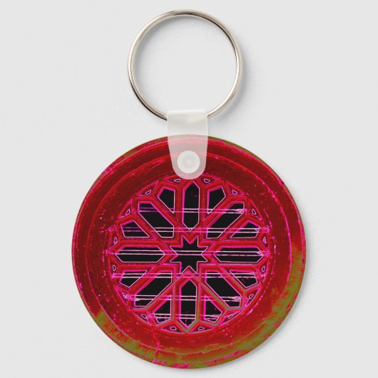 Porte-clés porte - clé de fenêtre de l'église irlandaise (Recto)