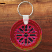 Porte-clés porte - clé de fenêtre de l'église irlandaise (Recto)