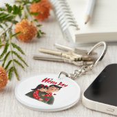 Porte-clés Porte - clé de Fête des pères de héros (Devant Droit)