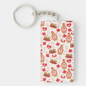 Porte-clés Porte - clé de fête du Canada (Devant)