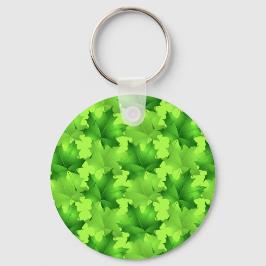 Porte-clés Porte - clé de feuillage vert (Recto)