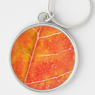 Porte-clés Porte - clé de feuille d'érable d'automne orange