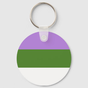 Porte-clés Porte - clé de fierté de Genderqueer