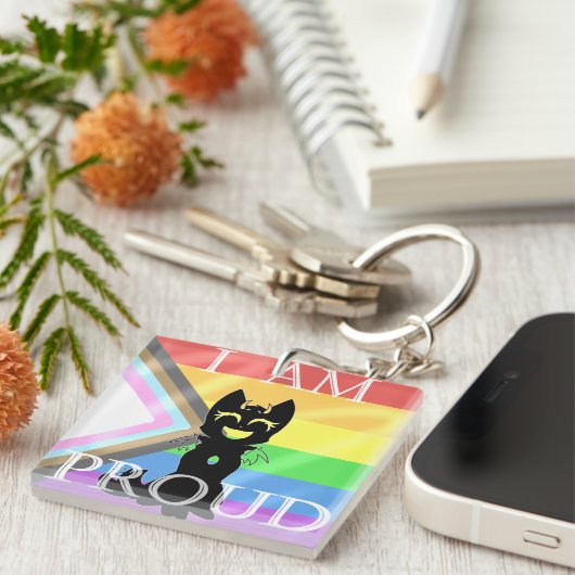Porte-clés Porte - clé de fierté hybride (Devant Droit)