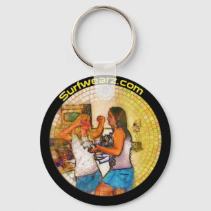 Porte-clés Porte - clé de filles de partie