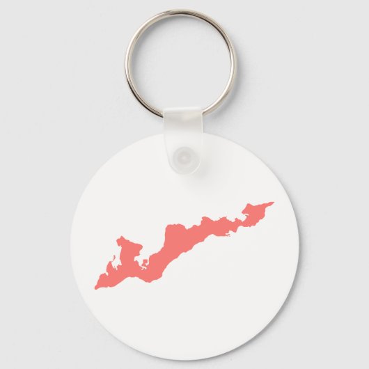 Porte-clés Porte - clé de Fishers Island - Rose (Recto)