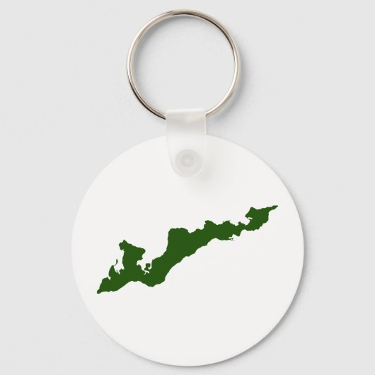Porte-clés Porte - clé de Fishers Island - Vert (Recto)