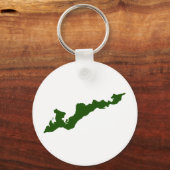 Porte-clés Porte - clé de Fishers Island - Vert (Recto)