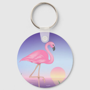 Porte-clés Porte - clé de Flamant rose