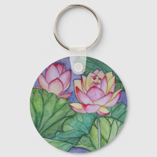 Porte-clés Porte - clé de fleur de Lotus