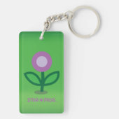 Porte-clés Porte - clé de fleur de STAR*FROG™ (Dos)