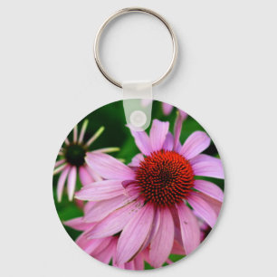 Porte-clés porte - clé de fleur d'echinacée