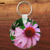 Porte-clés porte - clé de fleur echinacea (Recto)
