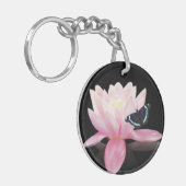 Porte-clés Porte - clé de fleur et de papillon de Lotus (Devant gauche)