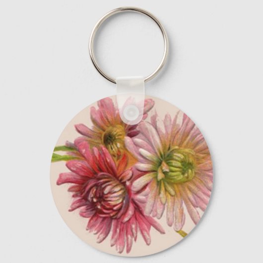 Porte-clés Porte - clé de fleurs (Recto)