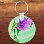 Porte-clés Porte - clé de fleurs (Recto)