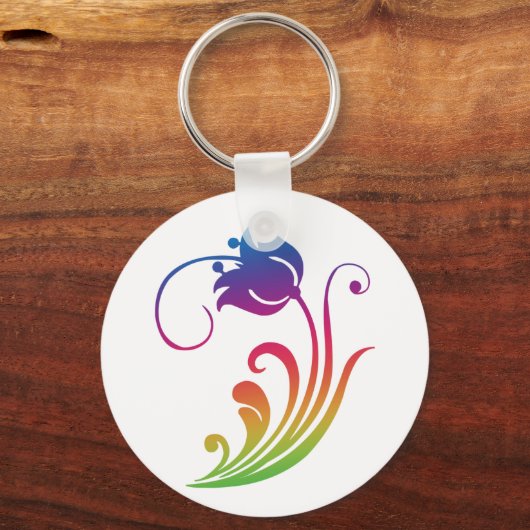 Porte-clés Porte - clé de fleurs (Verso)