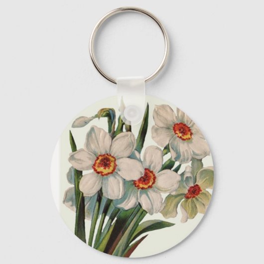 Porte-clés Porte - clé de fleurs (Recto)