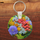 Porte-clés Porte - clé de fleurs (Recto)
