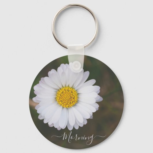 Porte-clés Porte - clé de fleurs blanches. porte - clé (Recto)