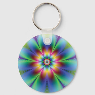 Porte-clés Porte - clé de fleurs d'illusion