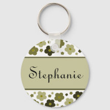 Porte - clé de fleurs d'olive douce