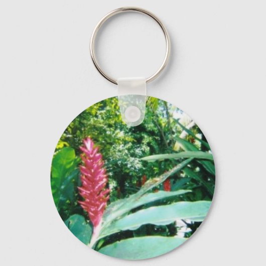 Porte-clés Porte - clé de fleurs jamaïcaines (Recto)