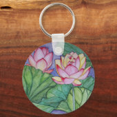 Porte-clés Porte - clé de fleurs Lotus (Recto)