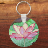 Porte-clés Porte - clé de fleurs Lotus (Recto)