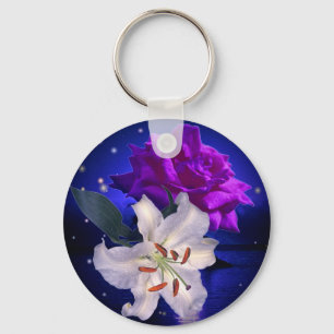 Porte-clés Porte - clé de fleurs magiques