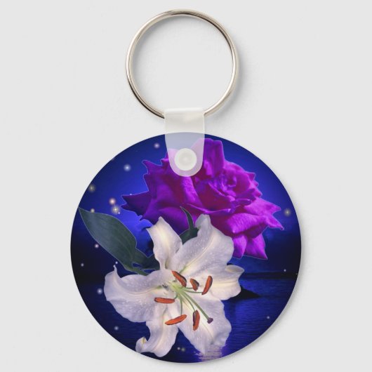 Porte-clés Porte - clé de fleurs magiques (Recto)